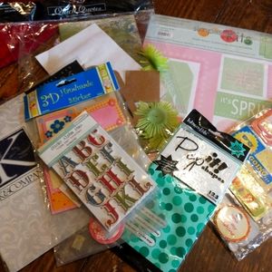 Ultra Mega 5 Lot Set of Scrapbooking Supplies